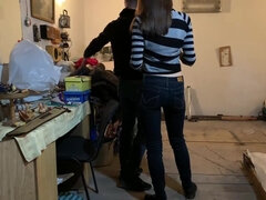 Brought Amateurs Girl To Garage For Russian Intercourse Part1