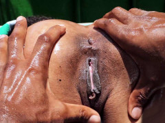 Svart, Brunette, Mørk, Milf, Mamma, Utendørs