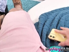 Teen Stepsister in Glasses Caught and Shared by Family (Part 2)
