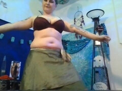 Jack, belly dance, pussy spread