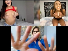 Stupendo, Bionda, Toccando, Spalancato, Occhiali, Sega, Masturbazione, Solo