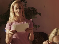 Lesbian Milf Massage Scene - starring busty mom Cherie Deville