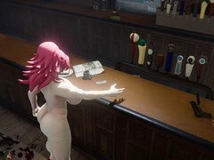 Naughty parody with Fortnite's spider girl getting down and dirty