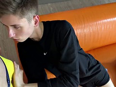 Evgeny Twink fucked his cute friend and cum on his handsome face