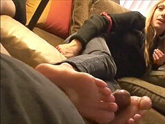 baby sitter footjob