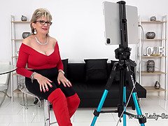 큰 가슴, 금발의, 가슴이 큰, 할매, 밀프, 자연적인, 자연의 가슴