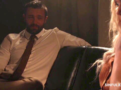 Grosser schwanz, Spermaladung, Fingern, Küssen, Milf