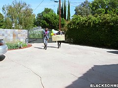 African, Črnke, Evinja, Hd, Milf, Dve ženski in moški, Mama, Trojček