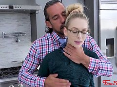 Teenage daughter punished by dad, dude of the palace- lily larimar