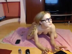 Ερασιτέχνης, Ξανθιά, Μαλακία με το δάχτυλο για γυναίκες, Αυνανισμός, Μικρούλης, Μόνος, Έφηβος, Ιντερνετική κάμερα