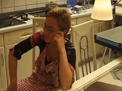 Mature German Domina Plays with Horny Stud