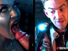 Duży kutas, Duże cycki, Obciąganie, Głebokie gardło, Kutas, Hardcore, Hd, Syn