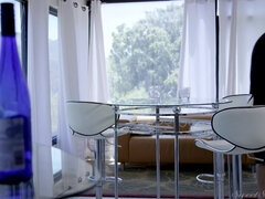 흑인, 오랄섹스, 얼굴에, 키스, 대단히, 밀프, 젖가슴, 와이프