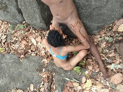 Indian Desi Girl Fucked by Her Step Brother in Jungle