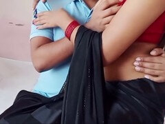 Cute Indian housewife in saree has naughty affair with devar (Hindi Audio) - cheating on husband