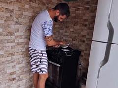 Analny, Duży kutas, Duże cycki, Czarny, Obciąganie, Ciemna karnacja, Cycki